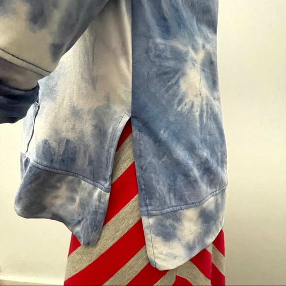 RBX Blue Tide dye light hoodie Size Medium - Picture 7 of 8